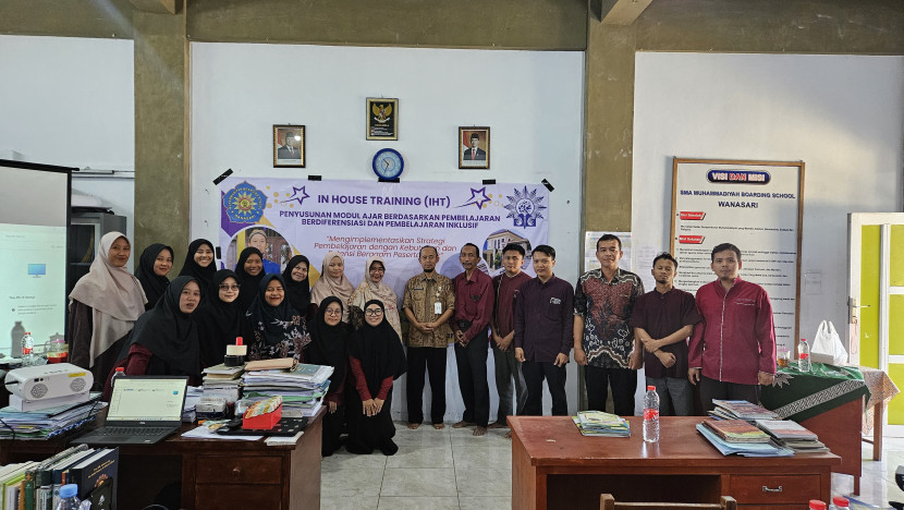ASAH KOMPETENSI PEDAGOGIK GURU, SMA MBS WANASARI GELAR IN HOUSE TRAINING DENGAN TOPIK PEMBELAJARAN DIFERENSIASI DAN INKLUSI